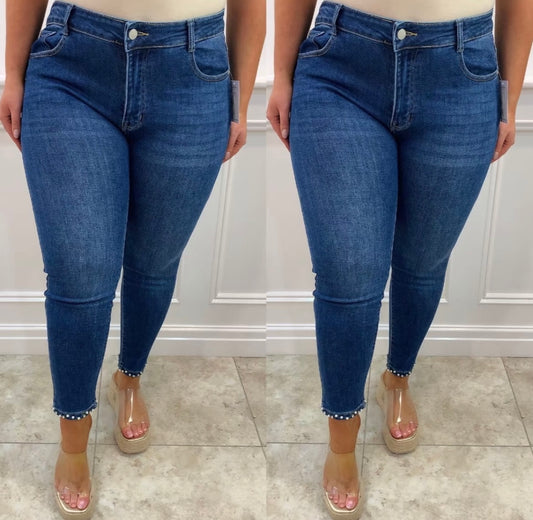 Bow Jeans high waisted sizes 10-26