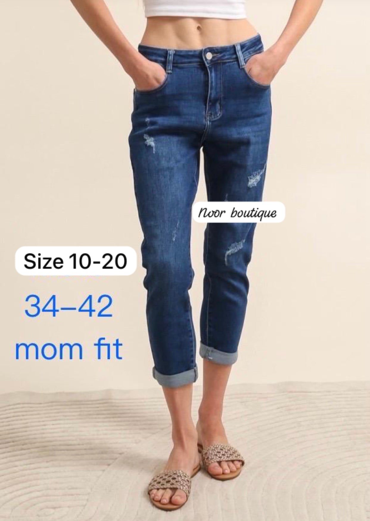 Mom Jean high waisted 10-20 super soft